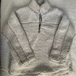 Elodie Sherpa Quarter Zip Sweatshirt